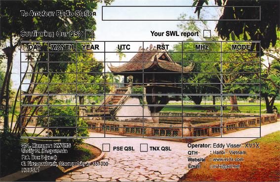 Vietnam 3W1T QSL DX News Vietnam 3W1T QSL DX News