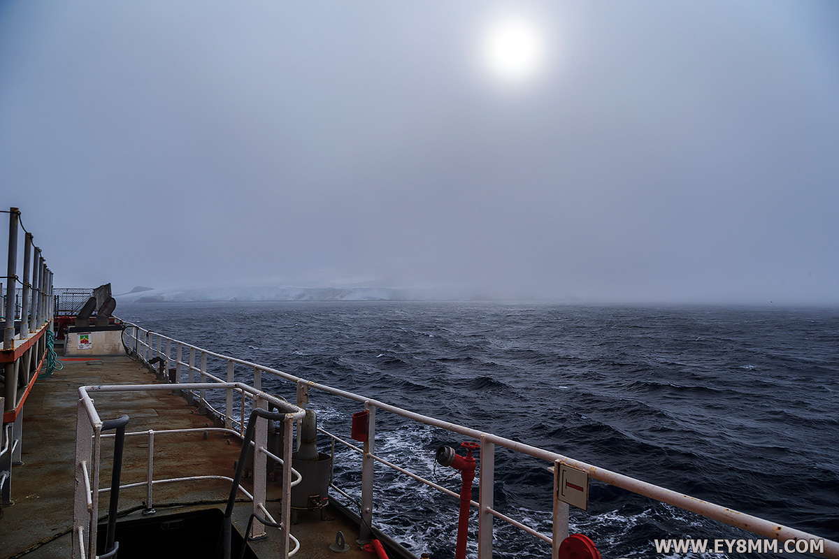 Leaving Bouvet Island  Leaving Bouvet Island