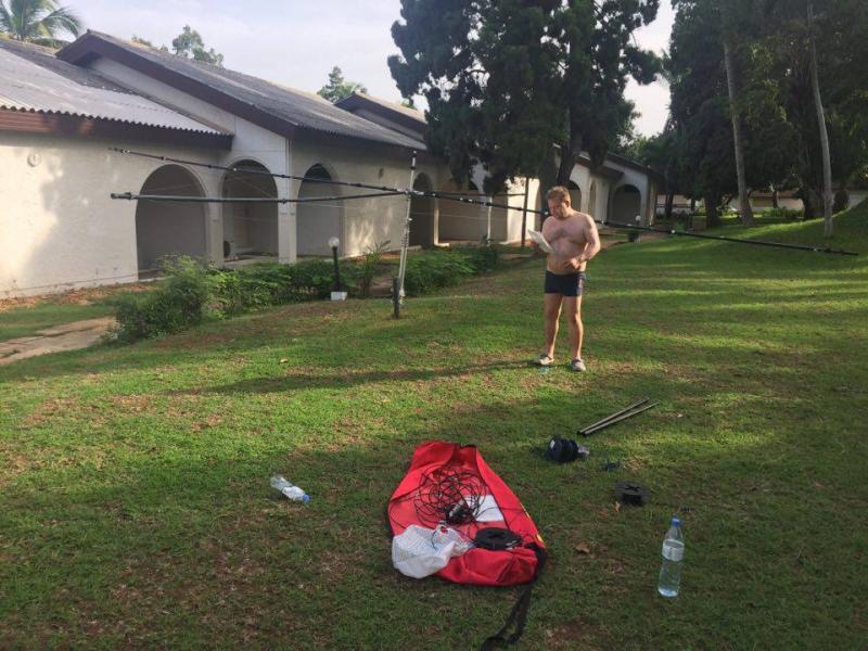 5V7P Того Новости 22 апреля 2017 OK6DJ Spiderbeam Процесс установки Фото 5 5V7P Того Новости 22 апреля 2017 OK6DJ Spiderbeam Процесс установки Фото 5