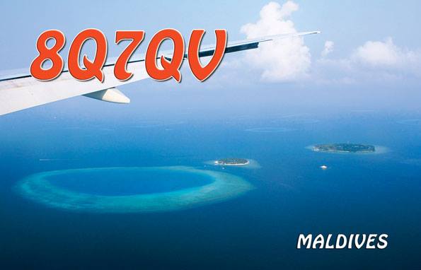 Остров Фихалхохи 8Q7QV QSL  Остров Фихалхохи 8Q7QV QSL