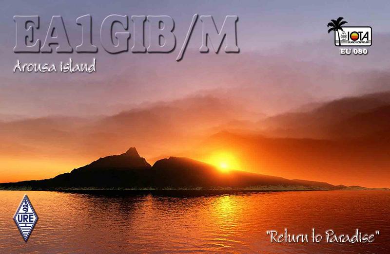 Arousa Island EG1PAA QSL