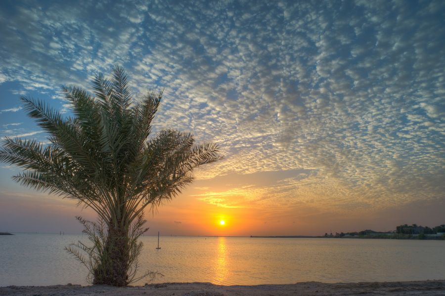 Bahrain A96A Sunset. Bahrain A96A Sunset.