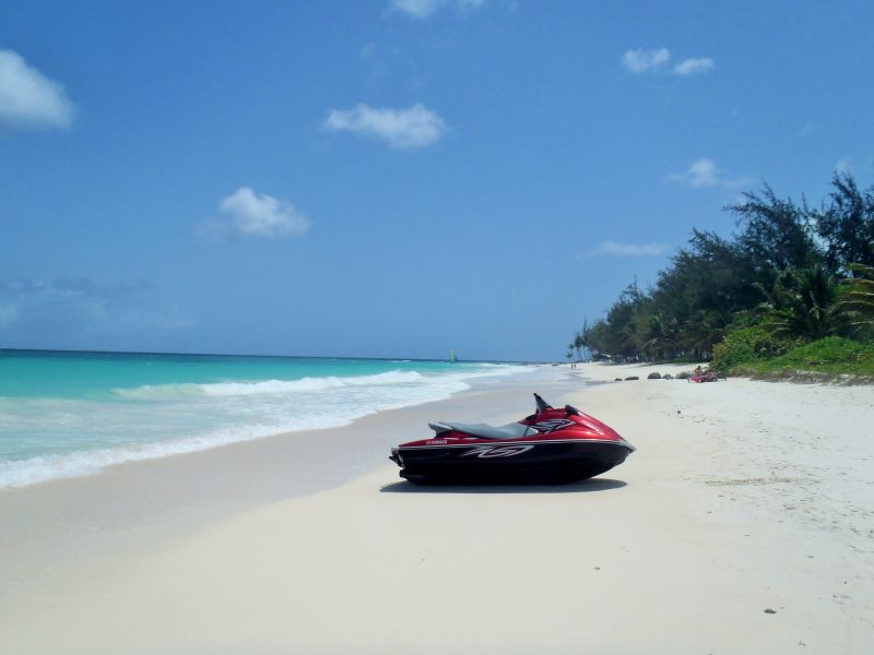 Barbados 8P9ER Tourist attractions spot Maxwell Beach.