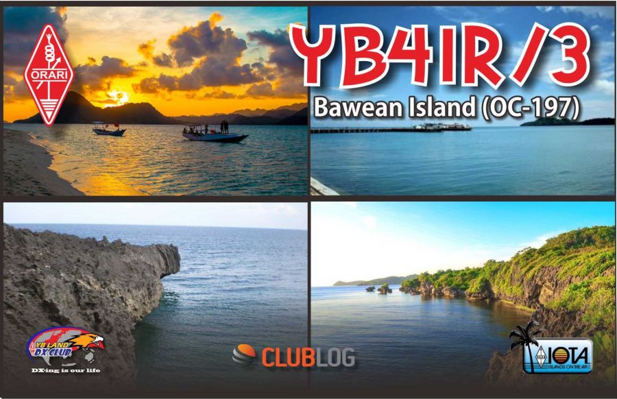 Bawean Island YB4IR/3 QSL Bawean Island YB4IR/3 QSL