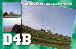 Кабо Верде D4B QSL Кабо Верде D4B QSL