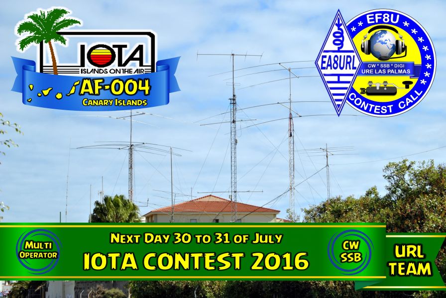 Canary Islands EF8U RSGB IOTA Contest 2016  Canary Islands EF8U RSGB IOTA Contest 2016