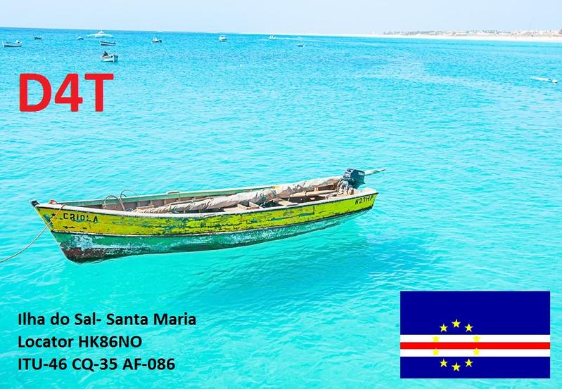 Остров Сал Кабо Верде D4T Логотип Остров Сал Кабо Верде D4T Логотип