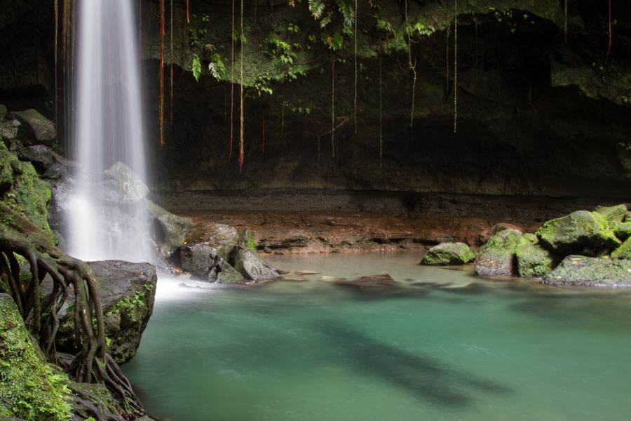 Dominica Island J77HQ J75KG J79WI J79IX DX News Emerald Pool Falls.