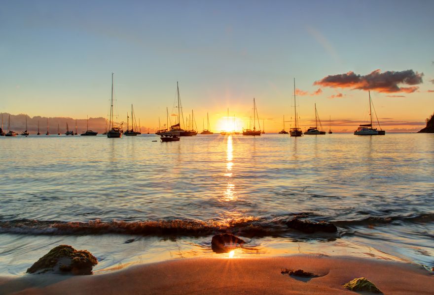 Guadeloupe FG/UT6UD Tourist attractions spot Shinning in the Falling Sun. Guadeloupe FG/UT6UD Tourist attractions spot Shinning in the Falling Sun.