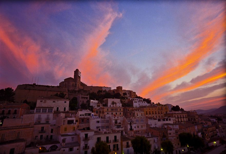 Ibiza Island Balearic Islands EA6/DD1AY Tourist attractions spot Sunset