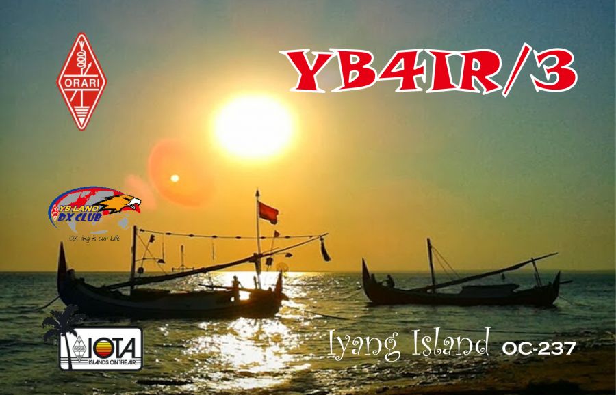 Gili Iyang Island YB4IR/3 QSL Gili Iyang Island YB4IR/3 QSL