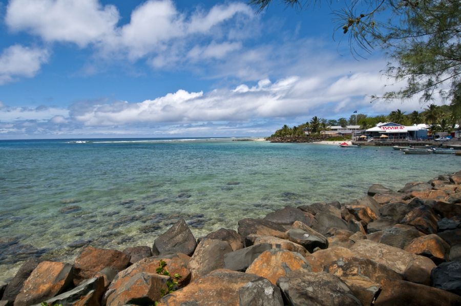 Rarotonga Island E51MRC Muri The harbor.