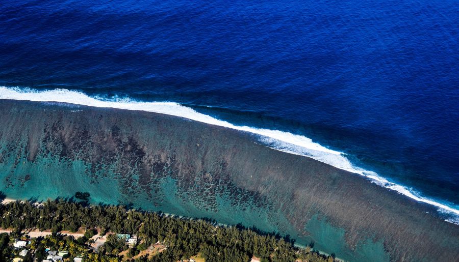 Reunion Island FR/OH2YL Tourist attractions spot Lagon Run Reunion Island FR/OH2YL Tourist attractions spot Lagon Run