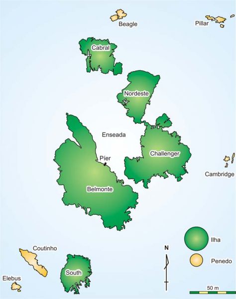 Saint Peter and Saint Paul Archipelago PY0S/PU0FDN Map Saint Peter and Saint Paul Archipelago PY0S/PU0FDN Map
