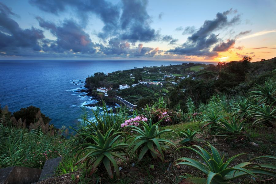 Остров Сан Мигел Азорские острова CT8/F5IRO Закат. Остров Сан Мигел Азорские острова CT8/F5IRO Закат.