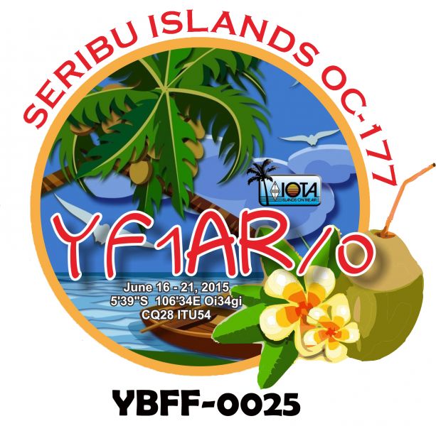 Острова Серибу Острова Келапа Острова Харапан YF1AR/0 Логотип Острова Серибу Острова Келапа Острова Харапан YF1AR/0 Логотип