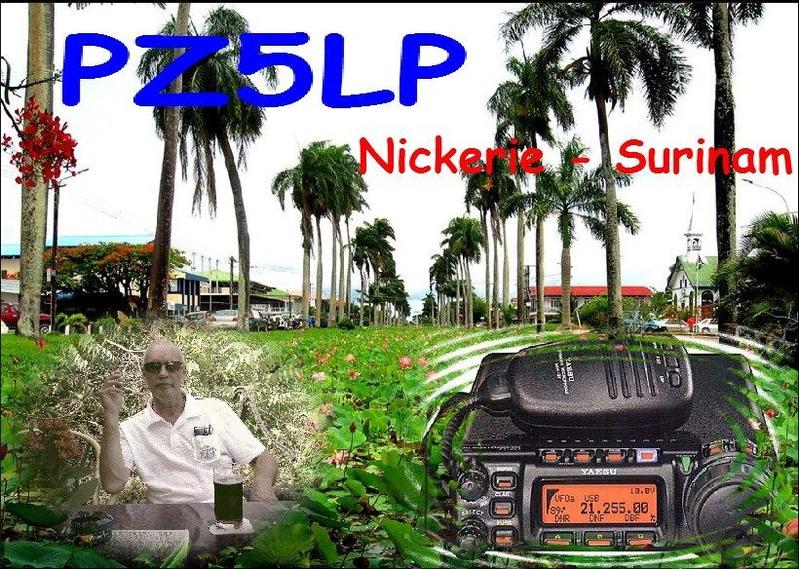 Suriname PZ5LP QSL 1 Suriname PZ5LP QSL 1