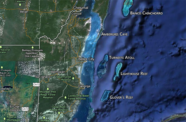 Turneffe Atoll V31TA Map Turneffe Atoll V31TA Map