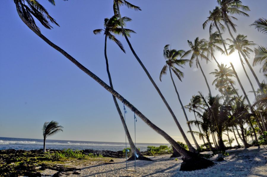 Upolu Island Samoa 5W0RX Tourist attractions spot Beach. Upolu Island Samoa 5W0RX Tourist attractions spot Beach.