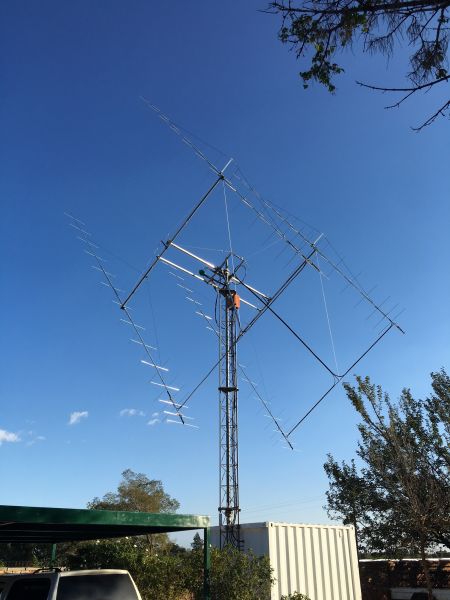 ZS4TX Bloemfontein South Africa EME Antennas Picture ZS4TX Bloemfontein South Africa EME Antennas Picture