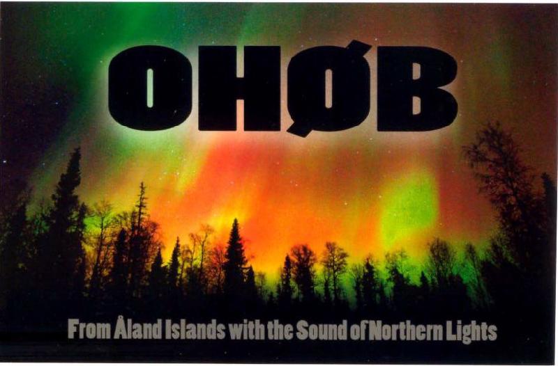 Aland Islands OH0B QSL