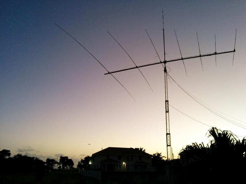 Barbados 8P9EH DX News Antenna