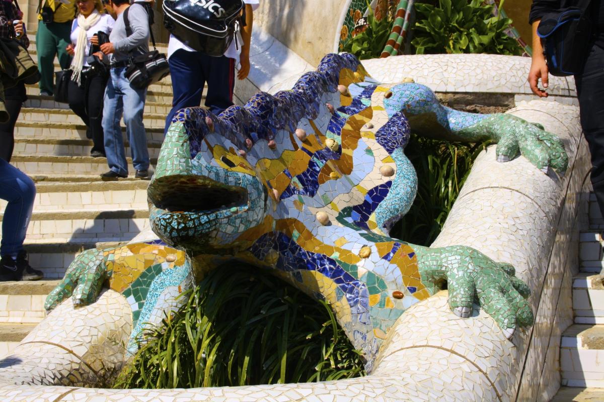 Лягушка Гауди-символ Барселоны, Барселона Лягушка Гауди-символ Барселоны, Барселона