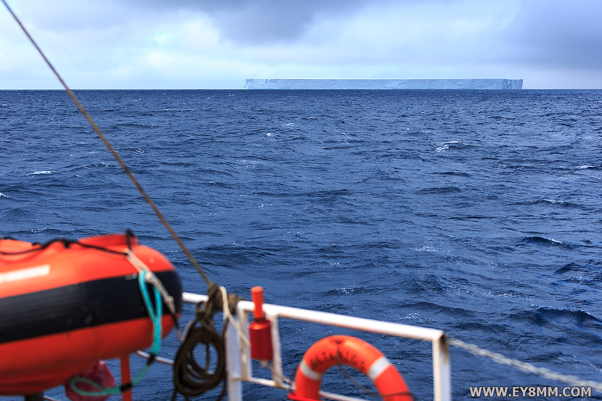 Hude Iceberg passing Bouvet Island 3 February 2018 Hude Iceberg passing Bouvet Island 3 February 2018