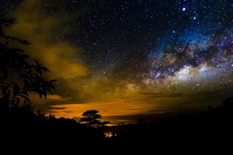 Коста Рика TI7/W1VE Звездное небо