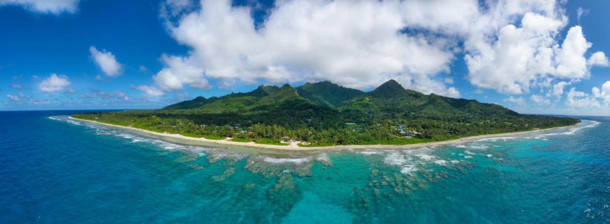 E51CIK E51WEG Rarotonga Island Tourist attractions spot