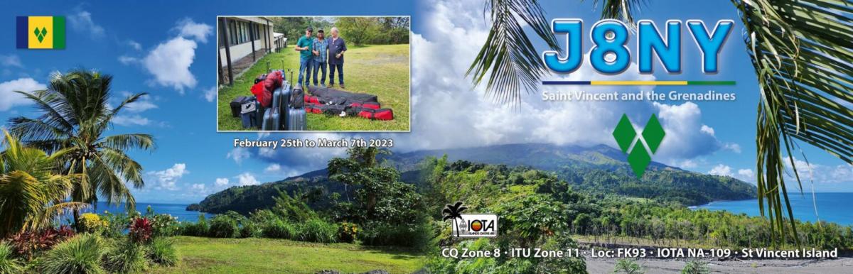 J8NY Saint Vincent Island QSL 1