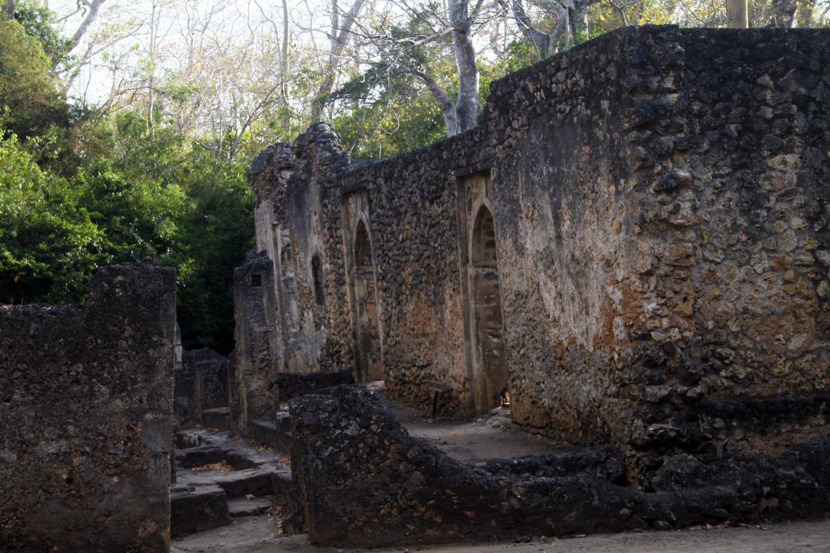 Руины, Геде, Кения Руины, Геде, Кения