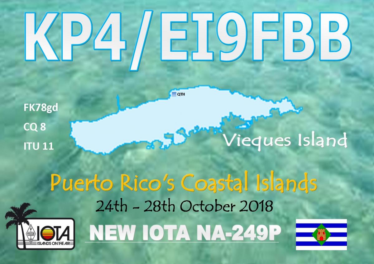 KP4/EI9FBB   QSL
