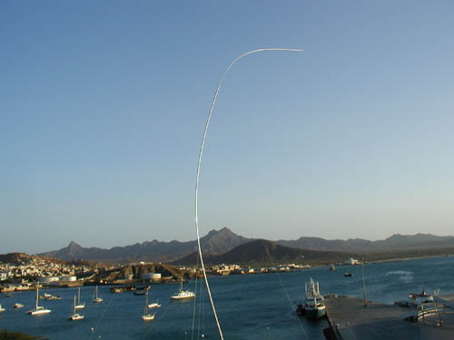 Минделу Остров Сан Висенти Кабо Верде Вертикал на диапазон 160м Минделу Остров Сан Висенти Кабо Верде Вертикал на диапазон 160м