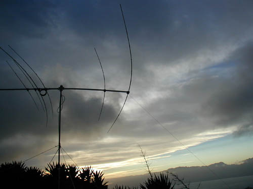 Монте Верде Остров Сан Висенти Кабо Верде Ветер и антенна C3S  Монте Верде Остров Сан Висенти Кабо Верде Ветер и антенна C3S