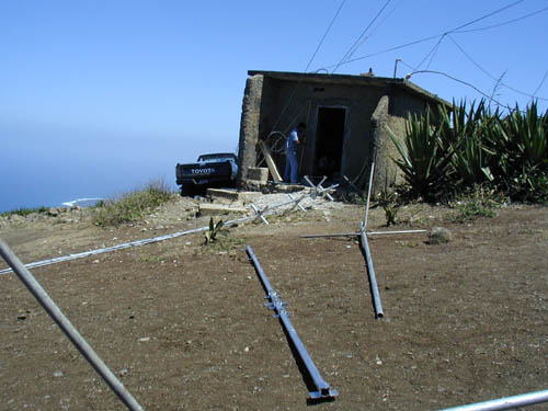 Монте Верде Остров Сан Висенти Кабо Верде Начала сбора антенн Монте Верде Остров Сан Висенти Кабо Верде Начала сбора антенн