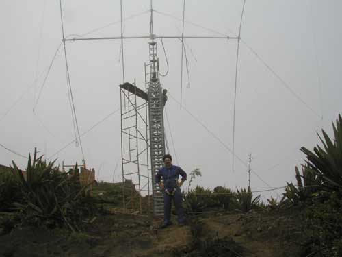 Монте Верде Первая антенна собрана Монте Верде Первая антенна собрана