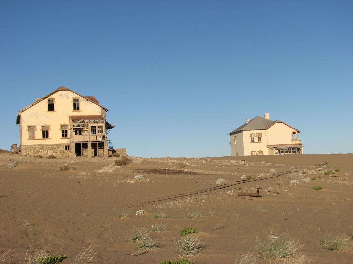 Город призрак Колманскоп, Намибия Город призрак Колманскоп, Намибия