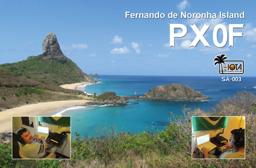 PX0F Остров Фернанду ди Норонья QSL  PX0F Остров Фернанду ди Норонья QSL