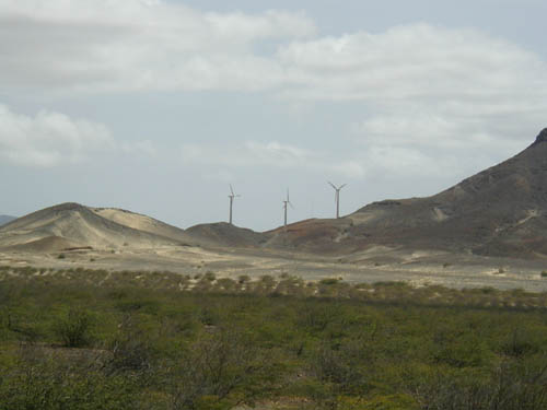 Остров Сан Висенти Кабо Верде Ветряные генераторы Остров Сан Висенти Кабо Верде Ветряные генераторы
