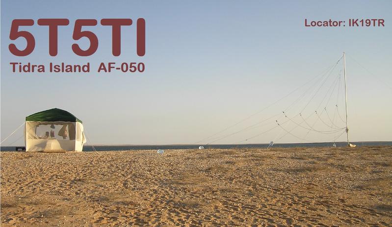 Tidra Island 5T5TI QSL