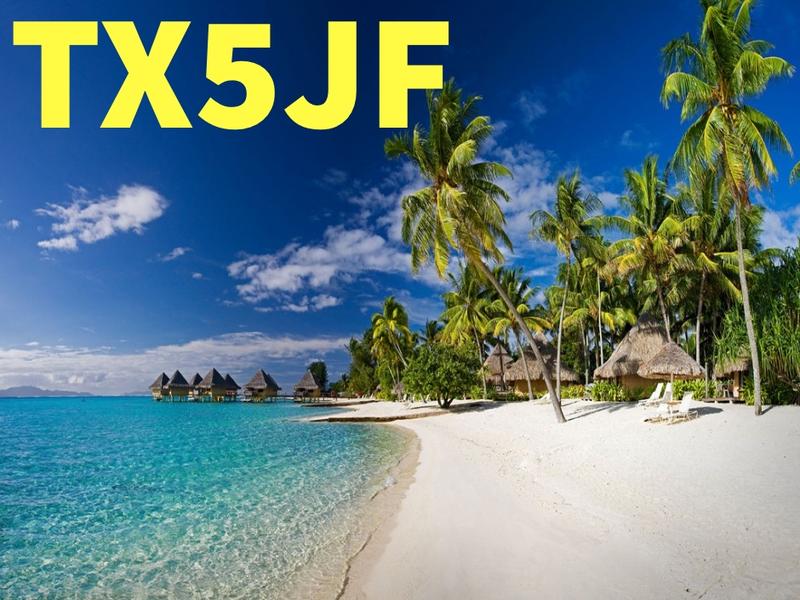 TX5JF French Polynesia Amateur Radio trip Logo
