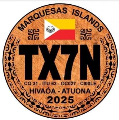 TX7N Marquesas Islands DX Expedition Logo