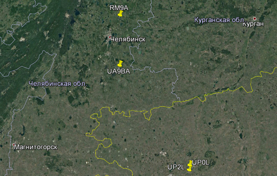 UA9BA RM9A Карта UA9BA RM9A Карта