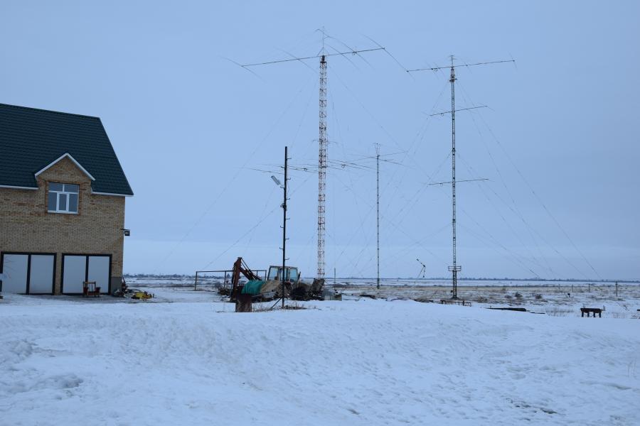 Казахстан UP2L Contest станция в снегу CQ WW WPX SSB 2017 Казахстан UP2L Contest станция в снегу CQ WW WPX SSB 2017