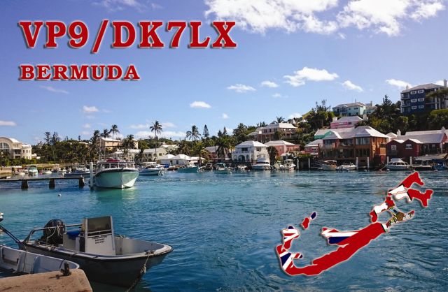 VP9/DK7LX Бермудские острова QSL