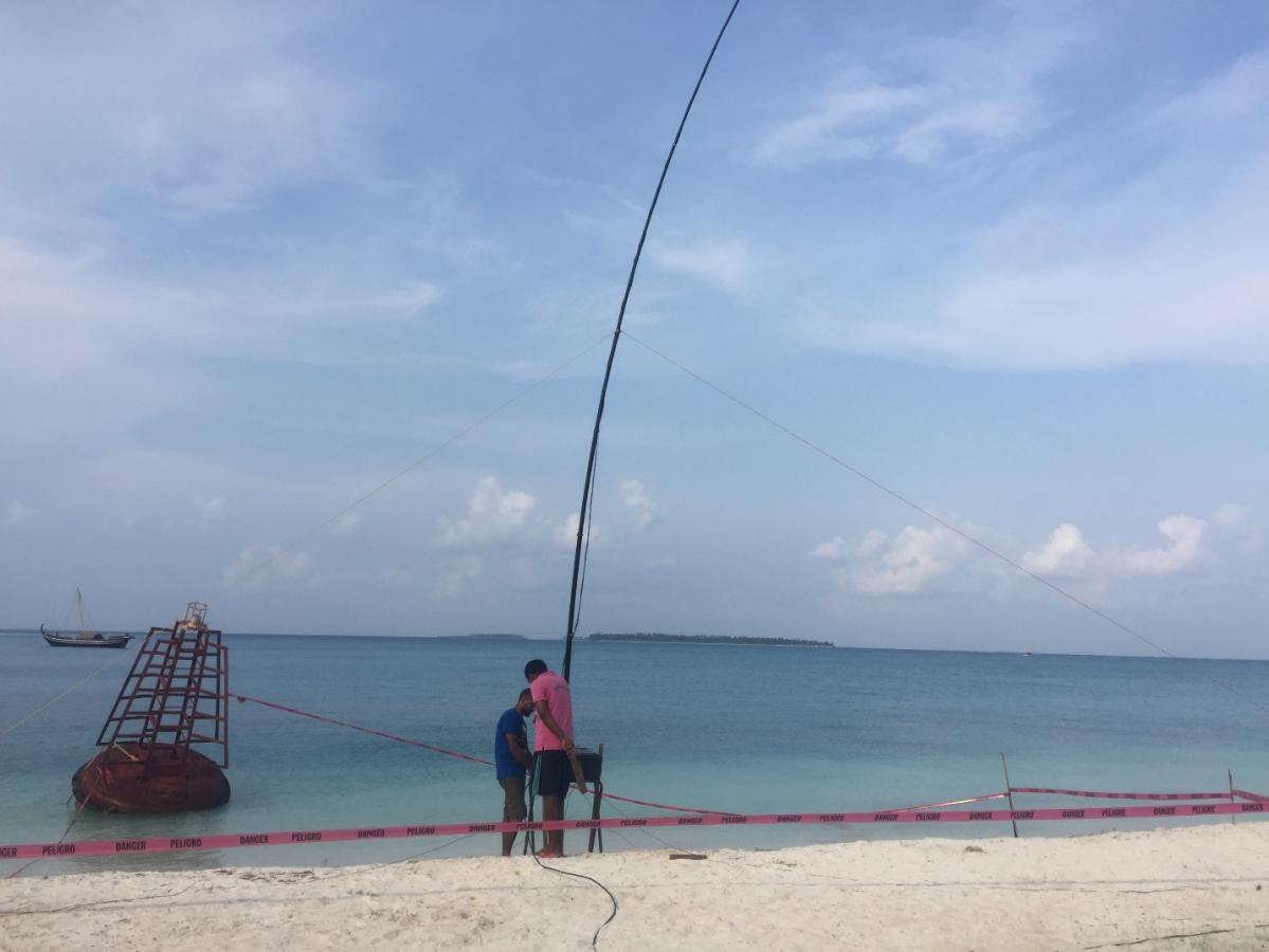 VU7KP Bangaram Island Antenna VU7KP Bangaram Island Antenna