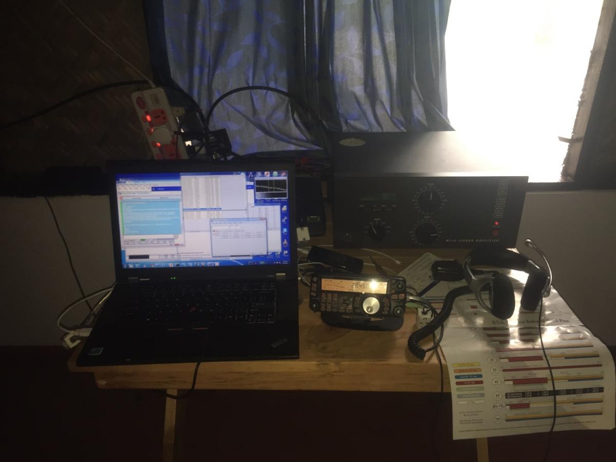 VU7KP Bangaram Island Laccadive Islands Radio shack QRV VU7KP Bangaram Island Laccadive Islands Radio shack QRV