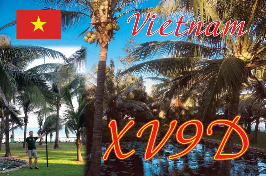 XV9D Вьетнам QSL