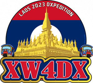 Logotipo de pedición XW4DX Laos DX